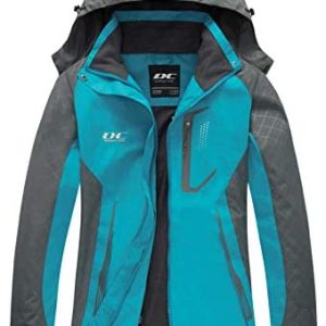 Diamond Sweet Ladies’s Rain Jacket Waterproof with Hood Light-weight Mountaineering Coat