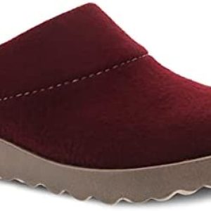 Dansko Girls’s Lucie Wool Slipper with Out of doors Sole and Arch Assist