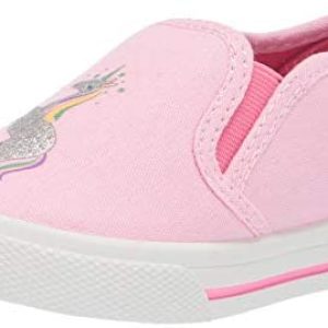 Easy Joys by Carter’s Unisex Children and Toddlers’ Informal Slip-on Canvas Shoe Sneaker