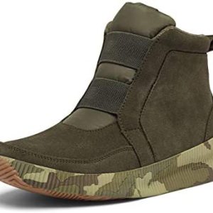 SOREL Women’s Out ‘N About Plus Mid Boot — Waterproof Leather Rain Boots