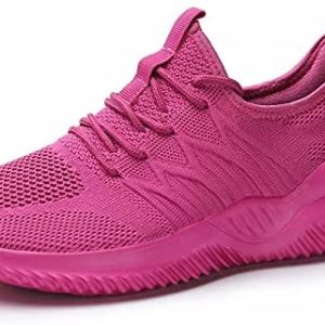 Women’s Ladies Tennis Shoes Running Walking Sneakers Work Casual Comfor Lightweight Non-Slip Gym Trainers