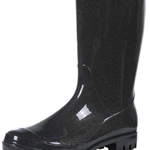 Evshine Women’s Mid Calf Rain Boots Waterproof Garden Shoes
