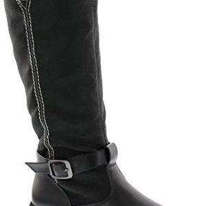 Boston Accents Womens Cold Weather Boots with Side Zipper Closure Patty Waterproof Insulated Tall Winter Boots – Comfortable, Keeps Feet Warm & Dry – Available Both in Medium and Wide Width