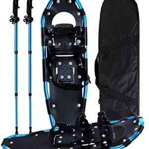 Snowshoes Light Weight Snow Shoes for Men and Women Boys Girls, Lightweight Aluminum Alloy Snow Shoes