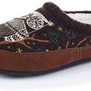 Acorn Women’s Clog Slipper, Multi-Layer Memory Foam footbed With A Soft Berber Lining And Suede Sidewall