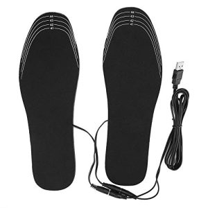 Electrical Heated Soles, Warming Insoles Far Infrared Shoe Heaters Heating Insoles Washable and Reusable for Every kind of Sneakers, Searching, Winter, Ski, Fishing(S (35-40))