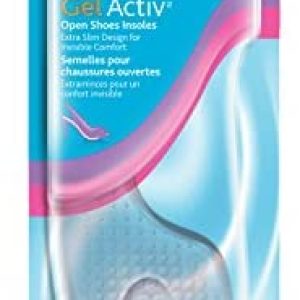 Amope GelActiv Open Shoes Insoles for Women, 1 pair, Size 5-10