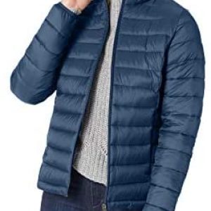 Amazon Necessities Ladies’s Light-weight Lengthy-Sleeve Full-Zip Water-Resistant Packable Puffer Jacket