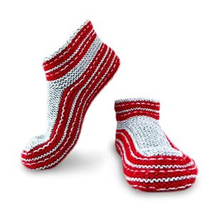 Hand knit Wool Slippers Men’s/Women’s/Unisex/Warm Socks with Double Sole/Home boots/All sizes/All Colors/The Best gift