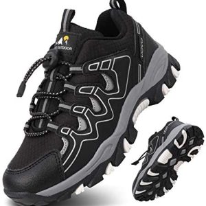 UOVO Boys Shoes Boys Tennis Running Sneakers Waterproof Hiking Shoes Kids Outdoor Fashion Sneakers Slip Resistant (Big/Little Boys)
